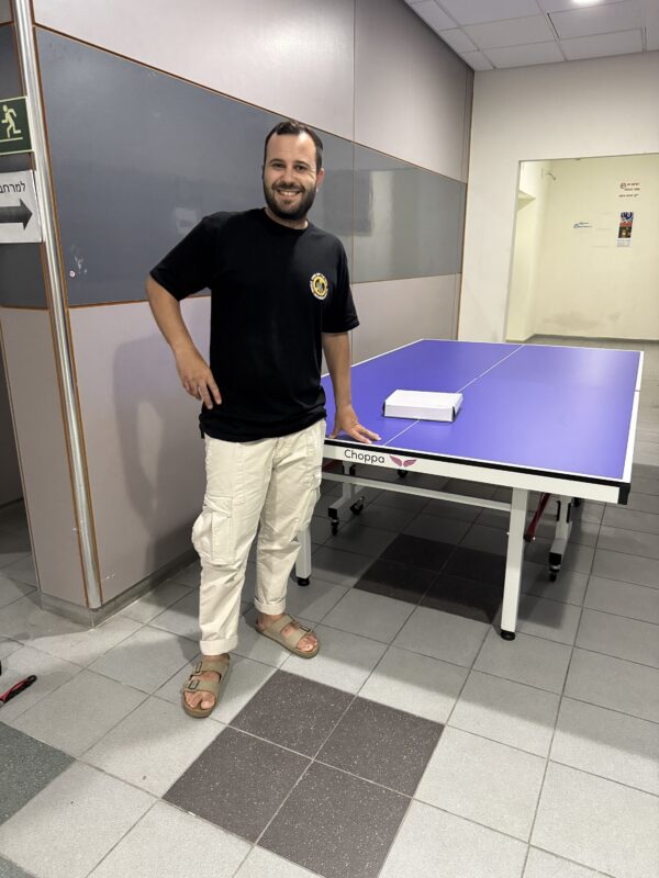 ⁦שולחן  Choppa top 18 blue 🦋🏓⁩ – תמונה ⁦2⁩
