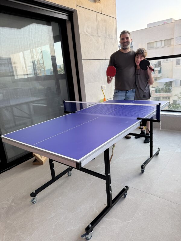 ⁦שולחן בינוני ייחודי לחדרים ומרפסות 🏓⁩ – תמונה ⁦2⁩
